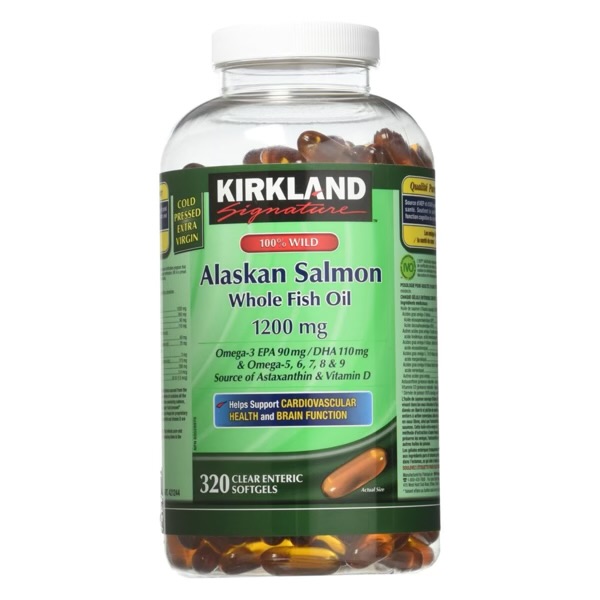 روغن ماهی سالمون آلاسکا کرکلند روغن ماهی سالمون آلاسکا کرکلند
