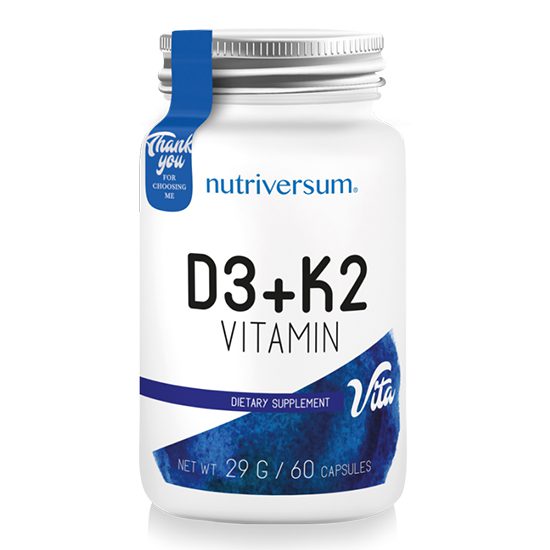 ویتامین D3 و K2 ناتریورسام Nutriversum D3+K2 Vitamin