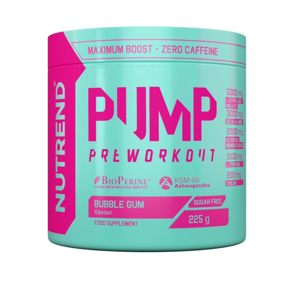 مکمل پمپ ناترند اصل 225 گرم NUTREND PUMP PRE-Workout مکمل پمپ ناترند اصل 225 گرم