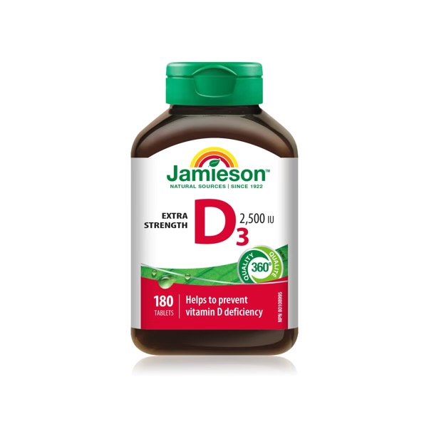 ویتامین دی جمیسون ۱۸۰ عددی ویتامین دی جمیسون ۱۸۰ عددی Jamieson D3